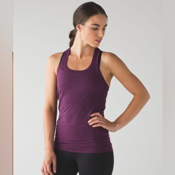 Womens purple Lululemon Swiftly Tech Racerback size 4 - Picture 1 of 10
